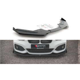 Lame Sport de Pare-Chocs Avant V.3 + Flaps BMW 1 F20 M-Pack Facelift / M140i