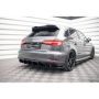 Lame Street Pro de Pare-Chocs Arrière + Flaps Audi S3 Sportback 8V Facelift