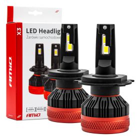 Ampoules LED H4 Serie X3 AMiO