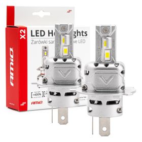 Ampoules LED H4 Série X4 AMiO