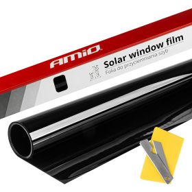 Film Solaire Vitre Teintée Super Noir Foncé 50cm x 3m (5%)