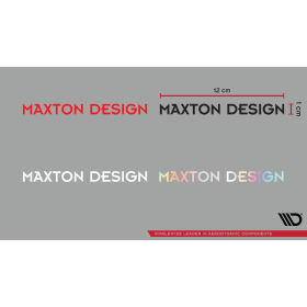 Autocollant inscription Sans Signet Logo 12x1 cm Maxton Design 03