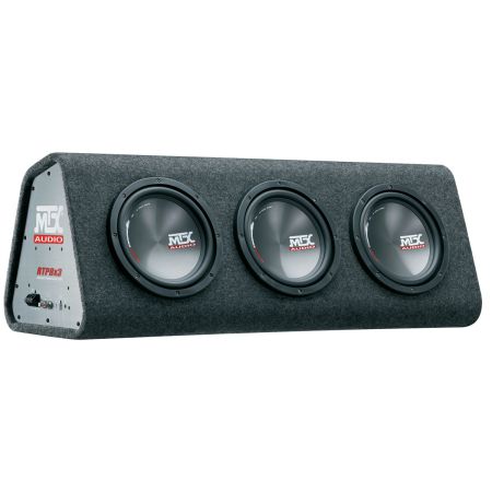 Caisson amplifié reflex avec triple subwoofers 20cm 360W MTX Audio RTP8x3