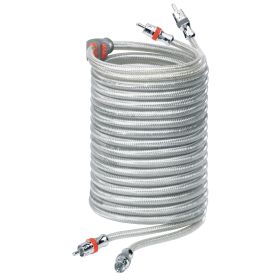 Câbles RCA haut de gamme 100% pure cuivre désoxygèné longueurs 5m MTX Audio StreetWires ZNHD5.2